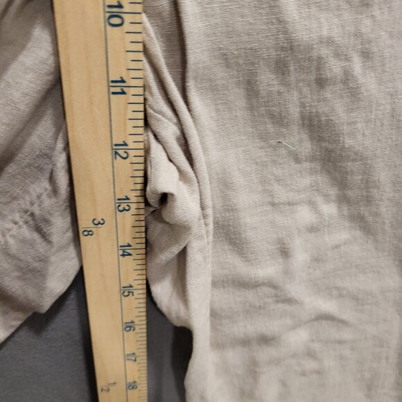 Kim Rogers Linen Blend Capri Pants Women’s Size Small Beachy Coastal Lagenlook - Picture 5 of 6